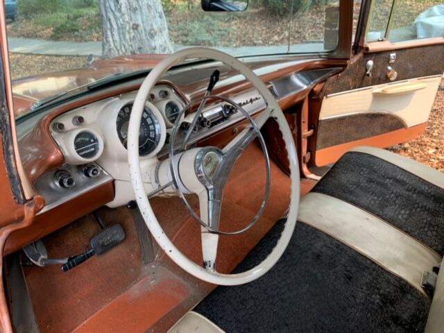 1957 Gold Chevrolet Bel Air/150/210 Hardtop