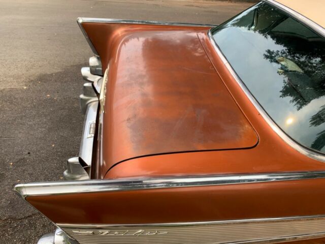 1957 Gold Chevrolet Bel Air/150/210 Hardtop