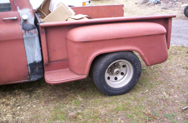 1957 red primer Chevrolet C/K Pickup 3500