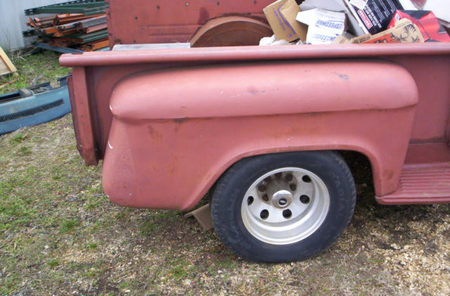 1957 red primer Chevrolet C/K Pickup 3500