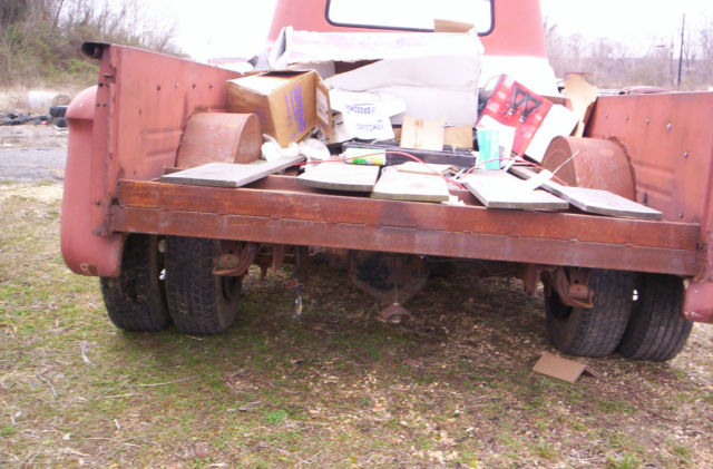 1957 red primer Chevrolet C/K Pickup 3500