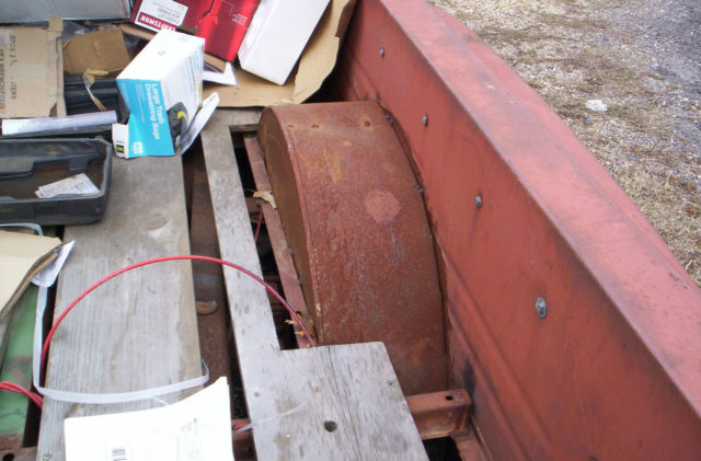 1957 red primer Chevrolet C/K Pickup 3500