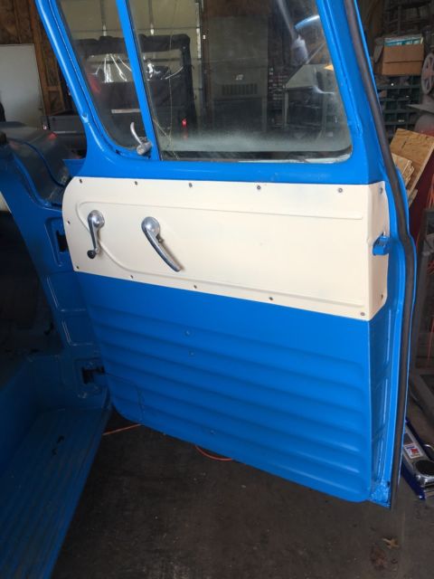 1957 Blue and white Chevrolet Other Pickups Cab & Chassis