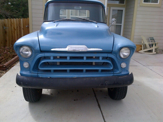 1957 Blue Chevrolet Other Pickups Cab & Chassis