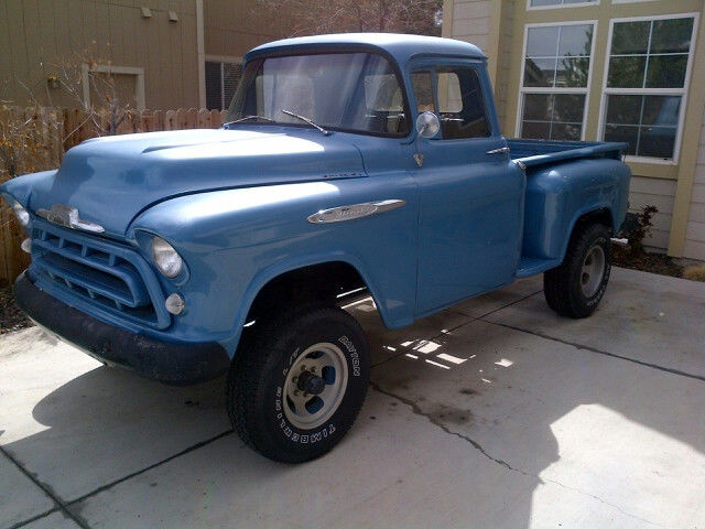 1957 Blue Chevrolet Other Pickups Cab & Chassis