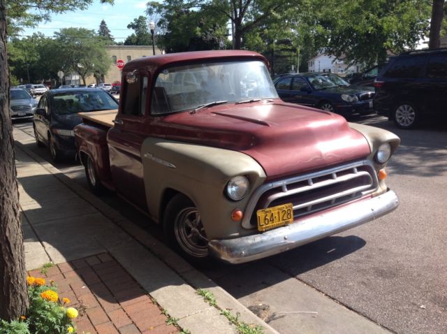 1957 Burgundy Chevrolet Other Pickups Standard Cab Pickup