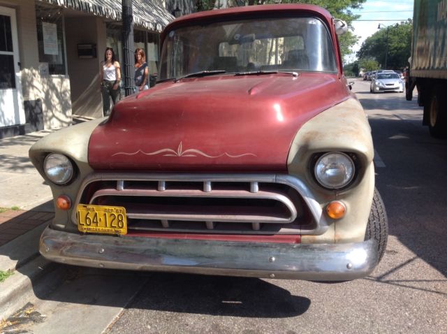 1957 Burgundy Chevrolet Other Pickups Standard Cab Pickup