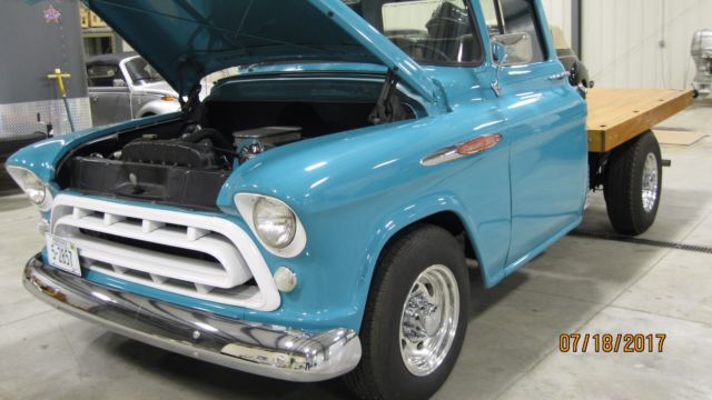1957 Turquoise Chevrolet C/K Pickup 3500 Pickup