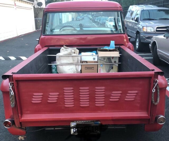 1957 Red Chevrolet Other Pickups Step side