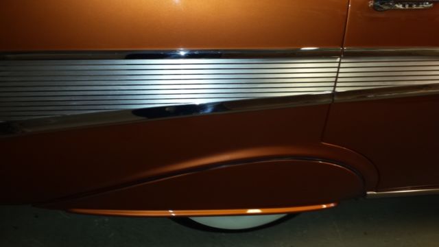 1957 Gold Chevrolet Bel Air/150/210 SPORT COUPE