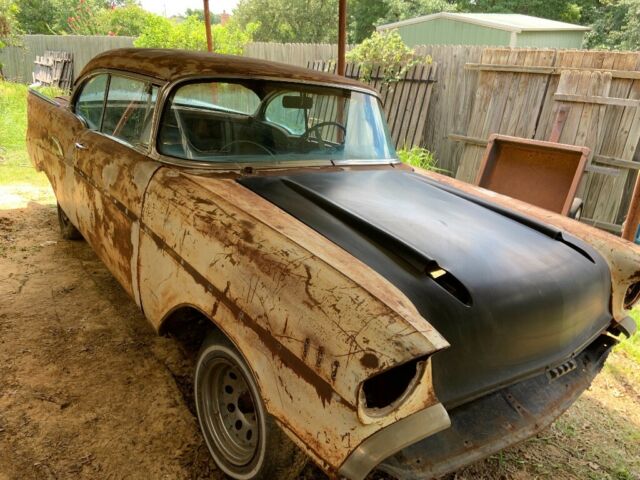 1957 Yellow Chevrolet Bel Air/150/210 2 door