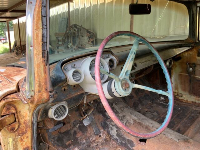 1957 Yellow Chevrolet Bel Air/150/210 2 door