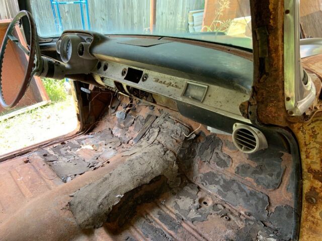 1957 Yellow Chevrolet Bel Air/150/210 2 door