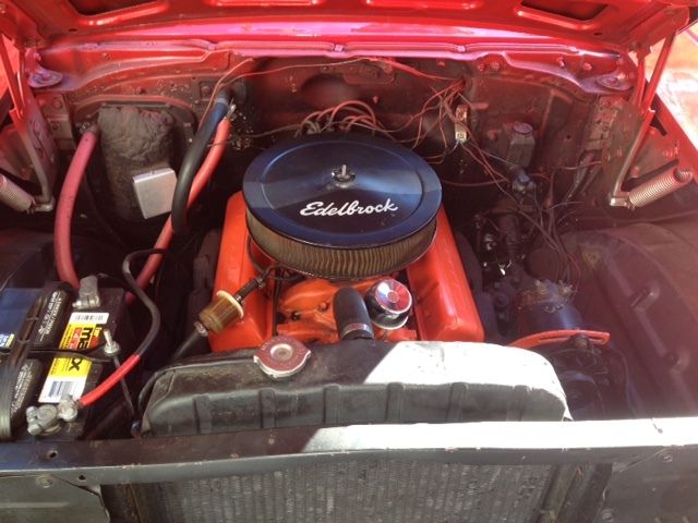 1957 Red Chevrolet Bel Air/150/210 Wagon