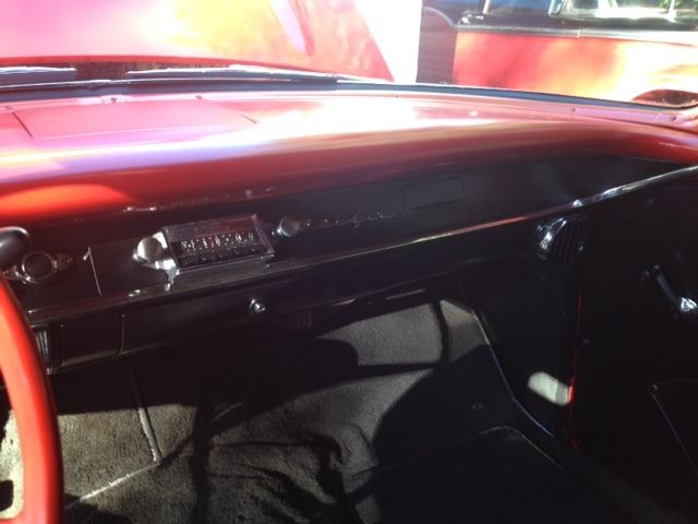 1957 Red Chevrolet Bel Air/150/210 Wagon