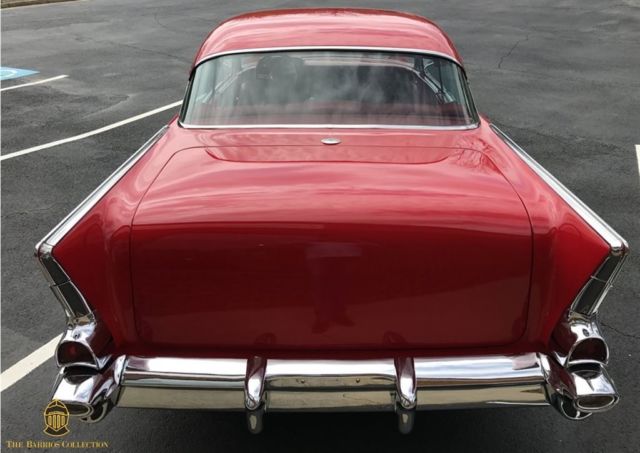 1957 Red Chevrolet Bel Air/150/210 2 Door