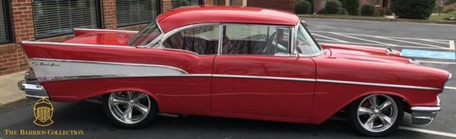 1957 Red Chevrolet Bel Air/150/210 2 Door