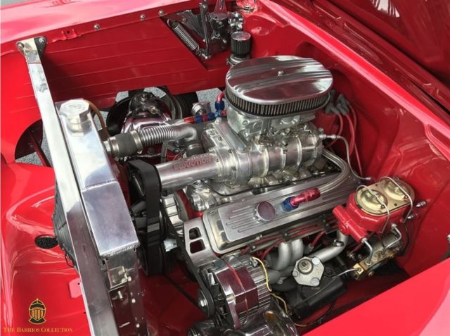 1957 Red Chevrolet Bel Air/150/210 2 Door