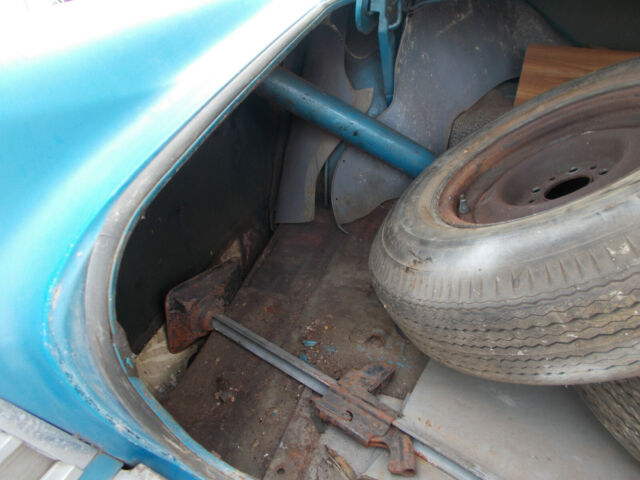 1957 Blue Chrysler Windsor 4 door hardtop