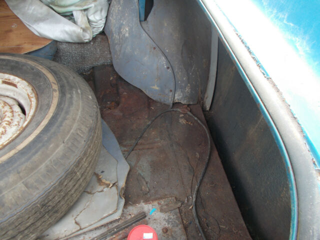 1957 Blue Chrysler Windsor 4 door hardtop