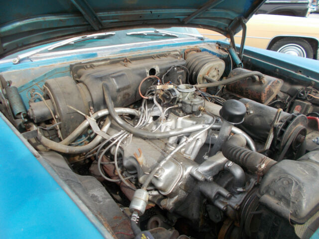 1957 Blue Chrysler Windsor 4 door hardtop