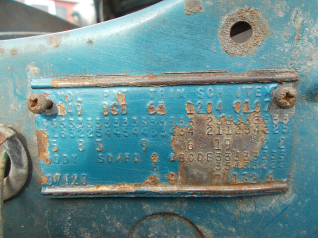 1957 Blue Chrysler Windsor 4 door hardtop