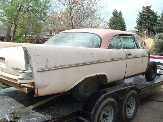 1957 Yellow Chrysler Saratoga Coupe