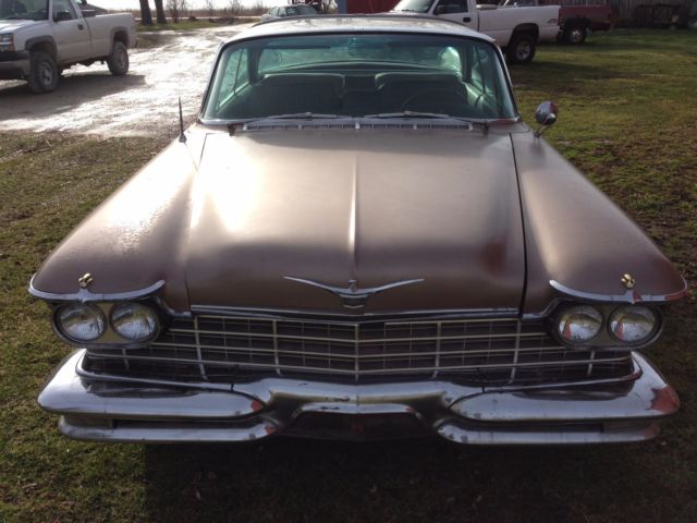 1957 Tan Chrysler Imperial Coupe