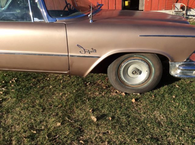 1957 Tan Chrysler Imperial Coupe