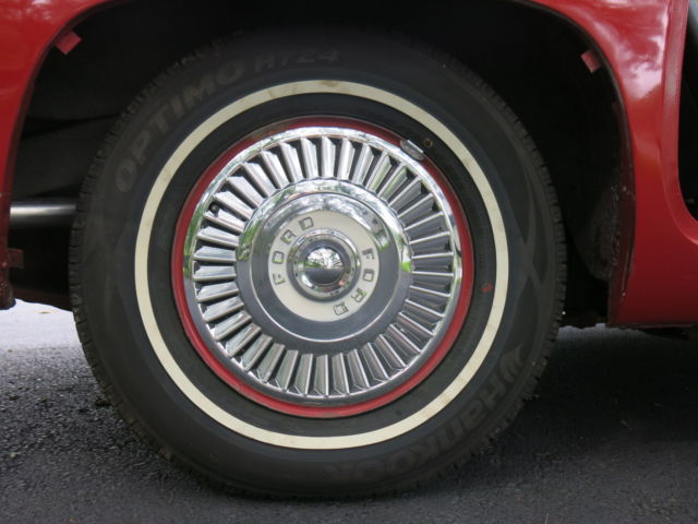 1957 Red Ford Thunderbird
