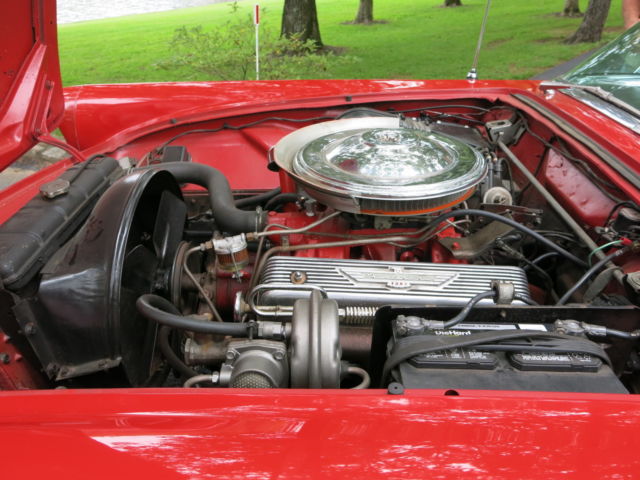 1957 Red Ford Thunderbird