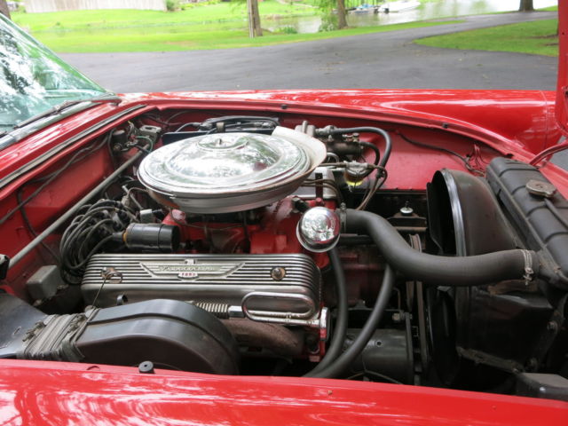 1957 Red Ford Thunderbird