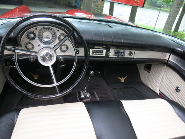 1957 Red Ford Thunderbird