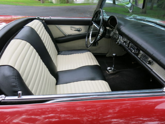 1957 Red Ford Thunderbird
