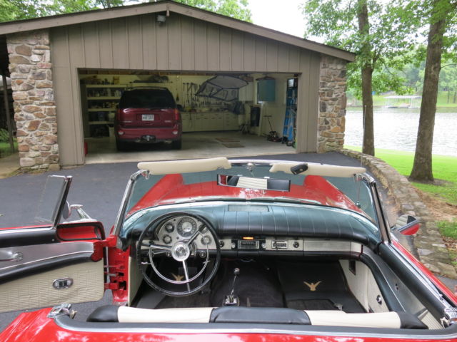 1957 Red Ford Thunderbird