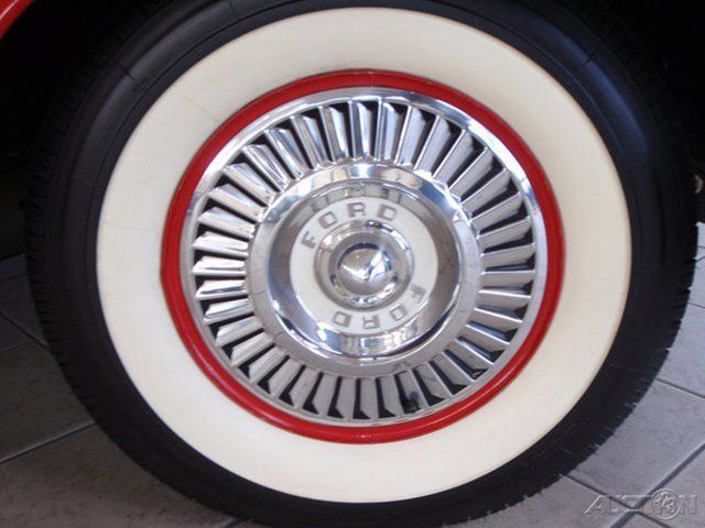 1957 Red Ford Thunderbird