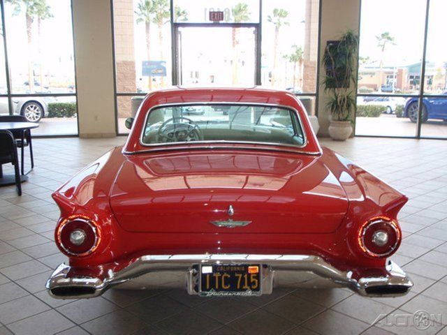 1957 Red Ford Thunderbird