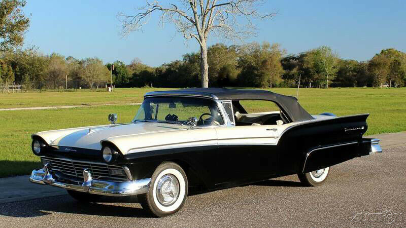 1957 Black Ford Fairlane