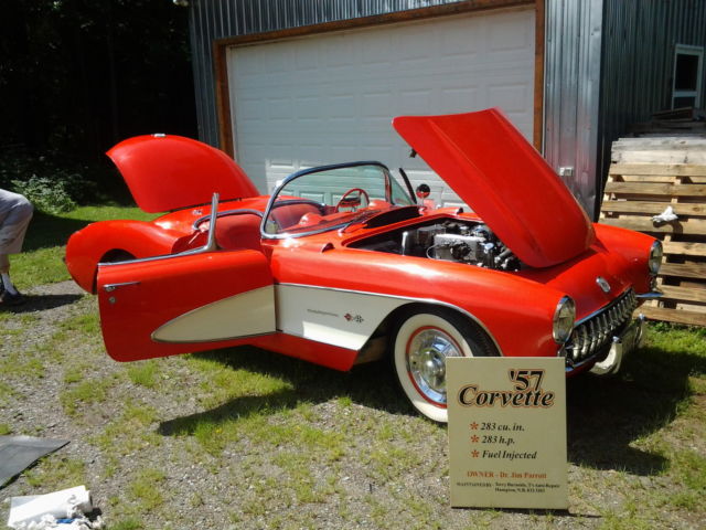 1957 Red Chevrolet Corvette