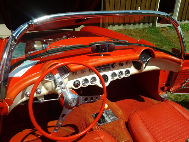 1957 Red Chevrolet Corvette
