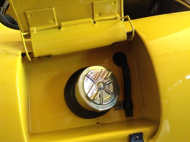 1957 Competition yellow Chevrolet Corvette Convertible