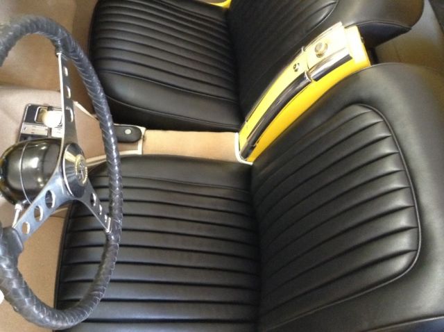 1957 Competition yellow Chevrolet Corvette Convertible