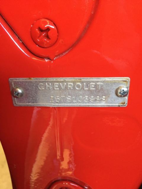 1957 Venetian Red Chevrolet Corvette