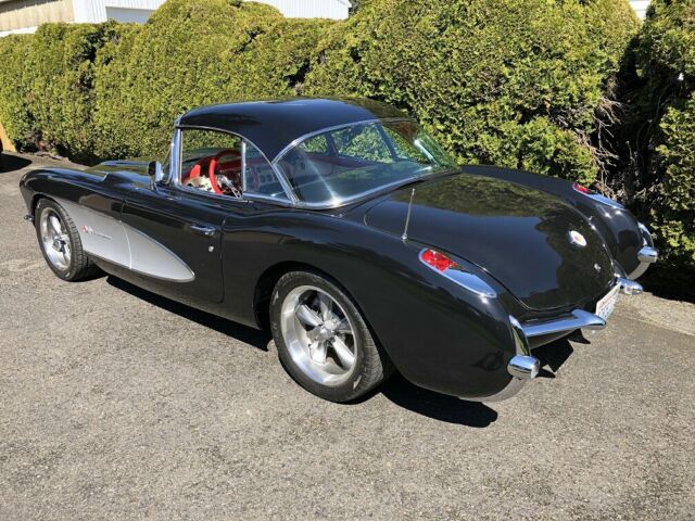 1957 Black Chevrolet Corvette Convertible