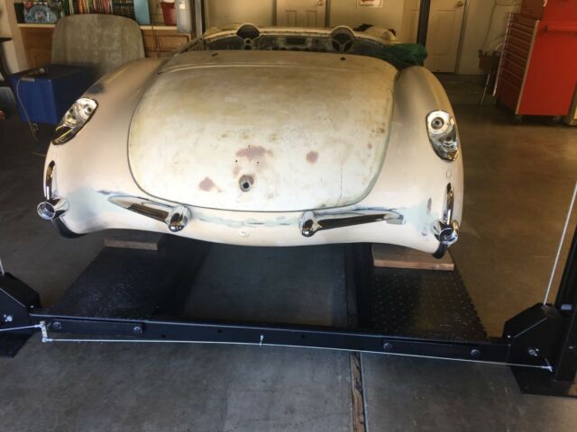 1957 Red Chevrolet Corvette Convertible