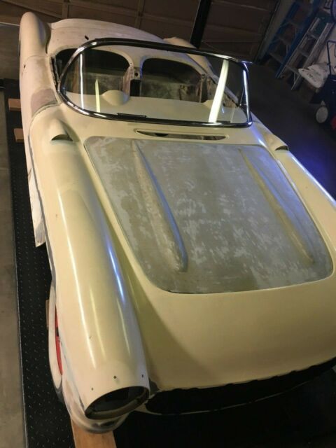 1957 Red Chevrolet Corvette Convertible