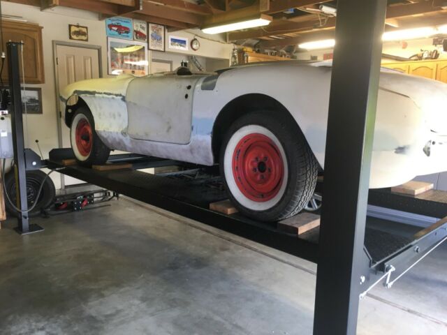 1957 Red Chevrolet Corvette Convertible