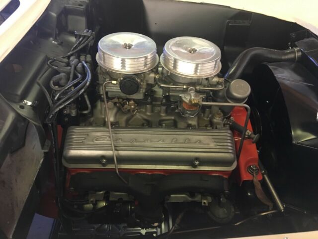 1957 Red Chevrolet Corvette Convertible