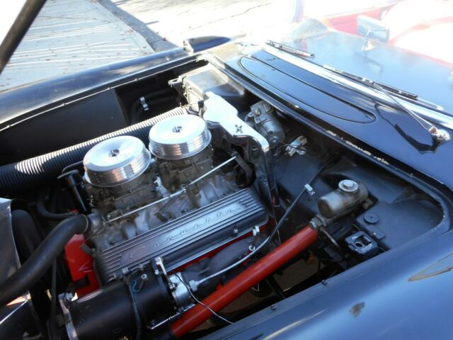 1957 Black Chevrolet Corvette Convertible