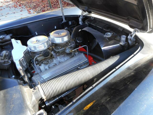 1957 Black Chevrolet Corvette Convertible